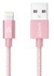 Anker 3ft Nylon Braided USB Cable with Lightning Connector Apple MFi Certified for iPhone 6s Plus iPhone 6 Plus iPad Pro iPadAir 2 and More Rose Gold Pink