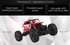 2.4G 4CH 4WD Rock Crawlers 4x4 Driving RC Car - Red
