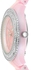 Fossil Stella Quartz Crystal Pink Mother of Pearl Dial Ladies Watch CE1117