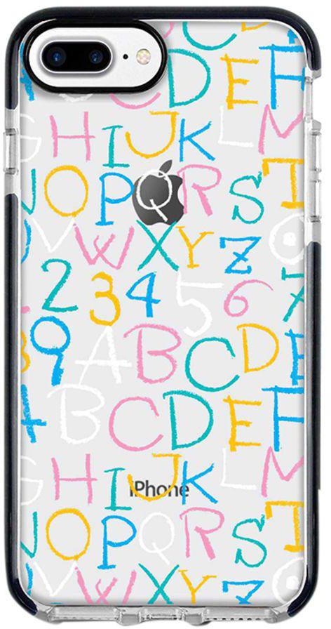 Protective Case Cover For Apple iPhone 7 Plus Green Board Alphabets