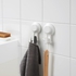 TISKEN Hook with suction cup, white - IKEA