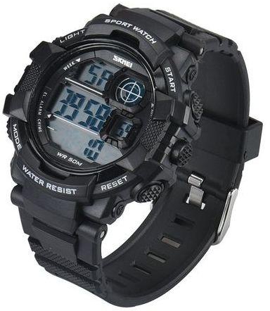 HONHX SKMEI Multi Colors Waterproof LED Digital Rubber Sport Chronograph Watch