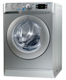 Indesit Front Loading Washing Machine, 8 KG, Silver - XWE81283XS