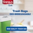 بكرة كيس القمامة من سانيتا كلوب، قابلة للتحلل البيولوجي - 150 قطعة، 5 جالون