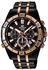 Casio for Men - Analog EFR-534BKG-1AVDF Stainless Steel Watch