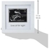 Pearhead Love at First Sight Sonogram Picture Frame, Pregnancy Keepsake Photo Frame, Gender-Neutral Baby Nursery Décor, Mother’s Day Accessory, White
