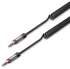 iLuv iCB117BLK Premium Coiled Aux- Audio Cables