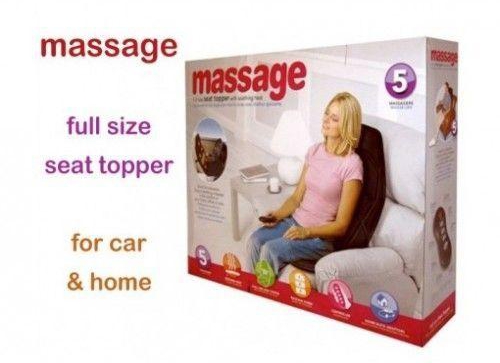 Massager Full Seat Topper With Soothing Heat