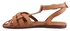 Female Ankle Strap Sandal - Brown