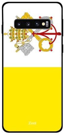 Samsung Galaxy S10 Case Cover Vatican City Flag White/Yellow/Red White/Yellow/Red