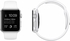 Apple Watch Series 1 - 42mm Stainless Steel Case with White Sport Band, OS 2 - MJ3V2