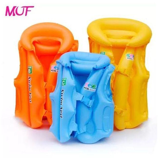 Fashion Kids Floaters Inflatable Swimming Jacket Vest