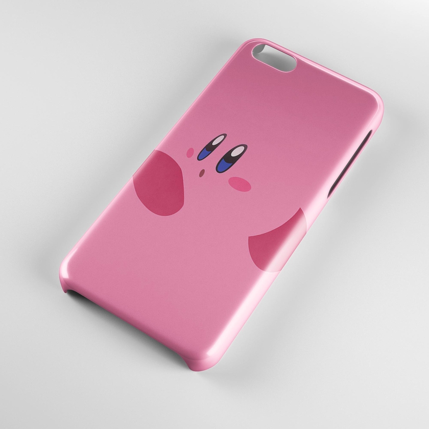 Pink Running Kirby Phone Case Cover Pokemon Go for Samsung Galaxy Alpha G850
