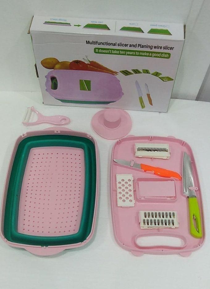 ALL In 1 Vegetable Slicer, Mandoline Slicer And Grater One Direction, For Potato And Onion, With Bowl