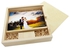 Generic OR Maple Wood Photo Album Box USB Flash Drive Photography Wedding Storage Device beige