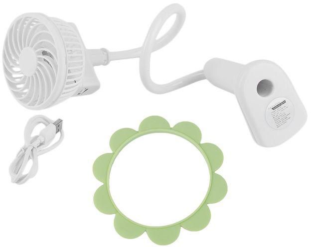 Kokobuy Novelty Sun Flowers Shape USB Rechargeable Home Office Cooling Fan Cooler
