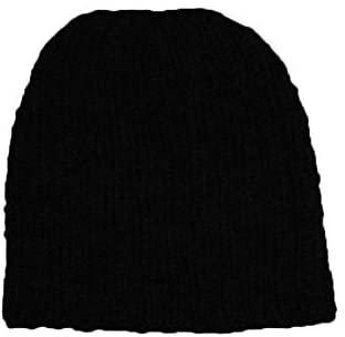 قبعة صوف محبوكة سوداء