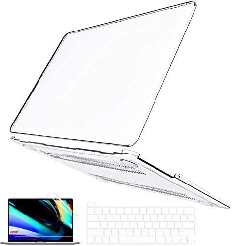 B BELK Compatible with MacBook Air 13 Inch Case 2020 2019 2018 Release A2337 M1 A2179 A1932, Plastic Hard Shell Case + Keyboard Cover +Screen Protector, MacBook Air 2020 Case Touch ID, Terrazzo Marble