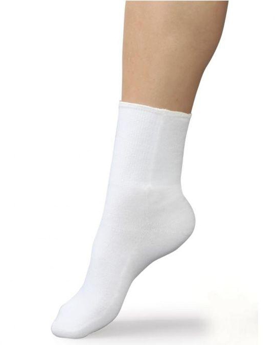 Therafirm TheraSock Comfort System Plus Socks - White