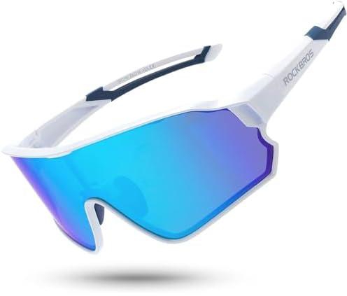 BONAR Polarized Cycling Glasses - Stylish Sports Sunglasses for Men Women | UV Sunglasses, Clear Vision | Ideal for Cycling, Running, and all Sports. Running Sunglasses for Women Men. Sport Glasses