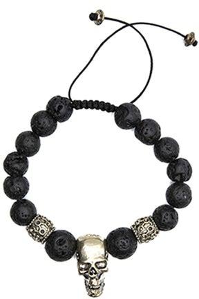 Lava and Skull for Protection and Stability Bracelet