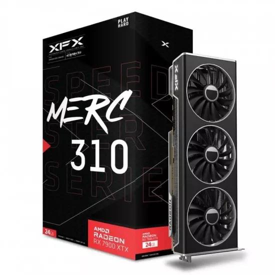 XFX Speedster MERC 310 AMD Radeon RX 7900 XTX RDNA3 Black Edition 24GB GDDR6 Graphics Card | Gear-up.me
