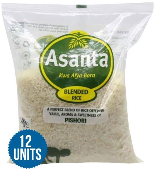 Asanta Rice - Blended 2Kg 12 X 2kg-(Wholesale)  