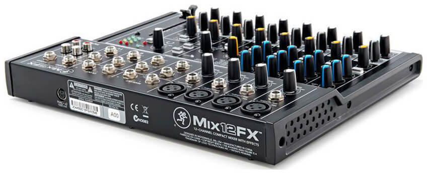 Mackie
                                Mix12FX 12-Channel Compact Mixer with Effects