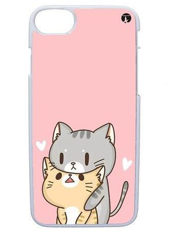 Protective Case Cover For Apple iPhone 7 Plus Cats