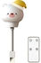 USB Rechargeable Mini Cute LED Night Light With Remote Yellow
