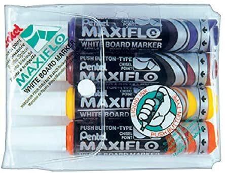 Generic Pentel White Board Markers Set, 4 Pieces