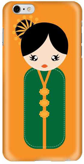 Stylizedd Apple iPhone 6/ 6S Plus Premium Slim Snap case cover Gloss Finish - Japanese Doll