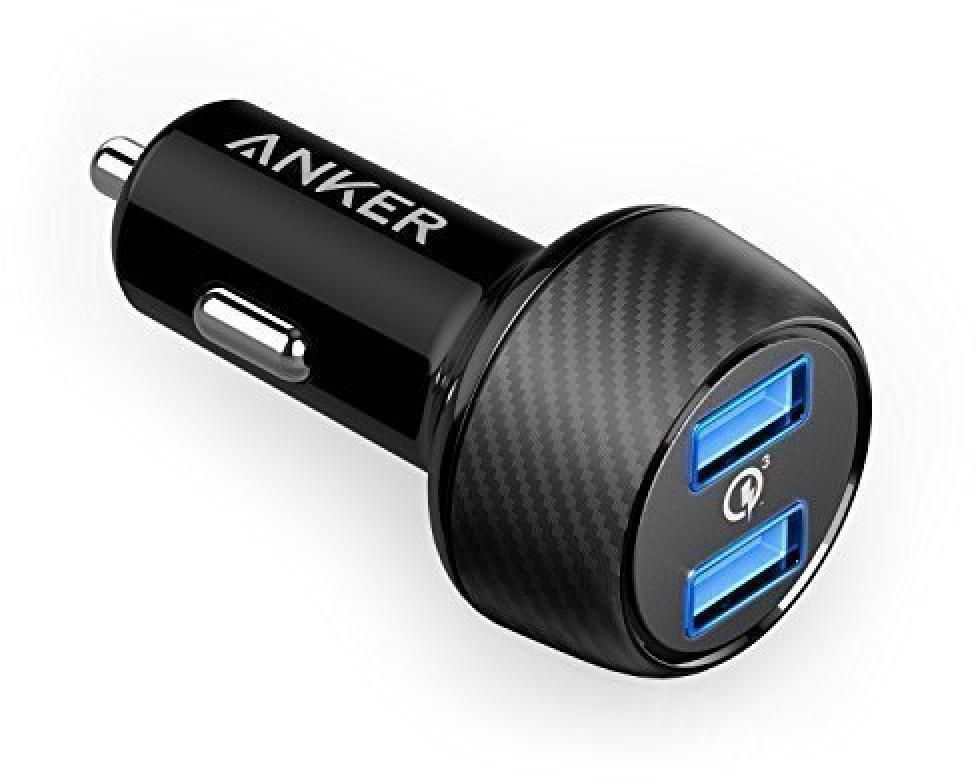 Anker Quick Charge 3.0 39W Dual USB Car Charger