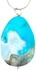 Sherif Gemstones (Natural Stone) Boho - Reiki Healing Energy Turquoise Pendant Necklace