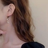 Gold Dangle Drop Earrings For Woman Teen Girls Gold Sleek Metal Chain Jewelry