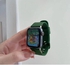 Classic Silicone Band Compatible with Apple Watch - Ultra/Apple Watch Series 2/3/4/5/6/7SE 38mm 40mm 41mm (Forest Green)