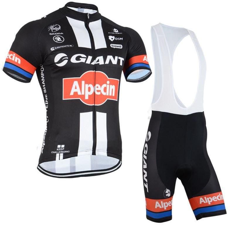 Athletic Set for Cycling Created from Jersey and Short by Giant, Size L, Black, 561