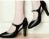 Ladies Heel Shoe - Black