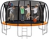MYTS - 14 Feet Trampoline Bounce And Jump For Kids & Basket Ball Hoop - Orange- Babystore.ae