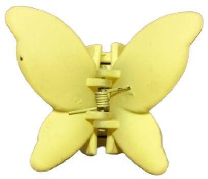 YELLOW BUTTERFLY HAIR CLAW CLIP