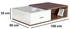 Coffee Table, 100 cm, White / Brown - NCT22