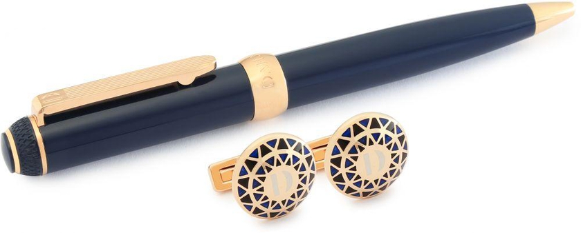 Dahnag Accessory Set For Men - Roze Gold,Dark Blue