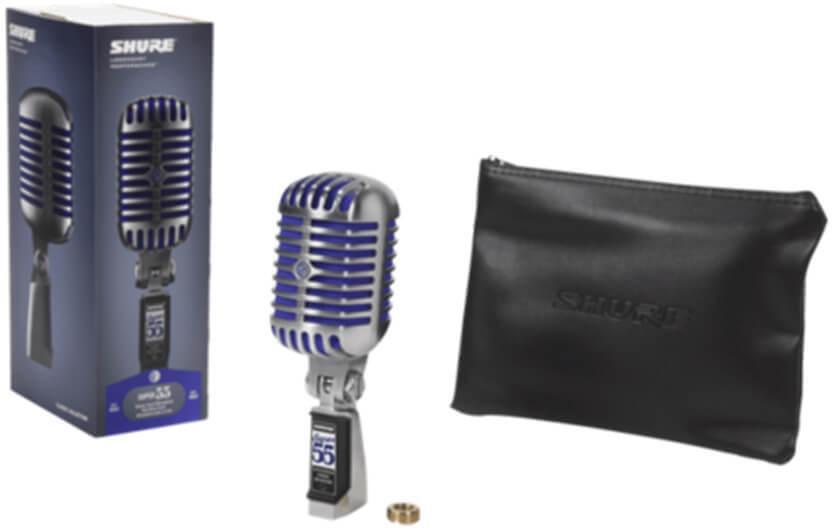 Buy Shure SUPER 55 Deluxe Vocal Super Cardioid Microphone -  Online Best Price | Melody House Dubai