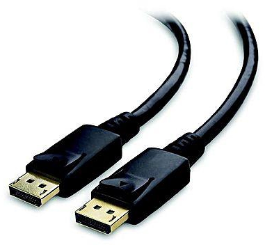Golden Cable Matters - Gold Plated DisplayPort to DisplayPort Cable - 1.8M - Black