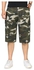 Fashion Multi-Pocket Camouflage Shorts - White
