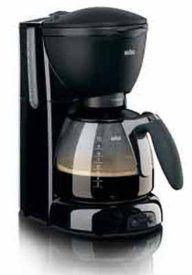 ماكينة تحضير القهوة كافيه هاوس بيور اروما من براون KF 560، 1100 وات - اسود