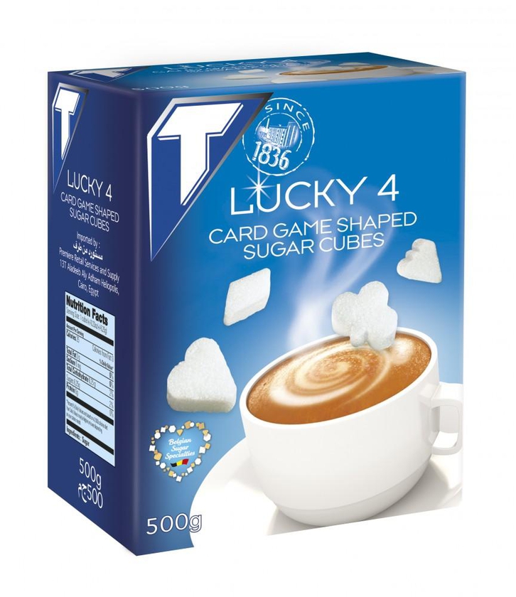 T-Sugars - Sugar Lucky Shapes White 500g