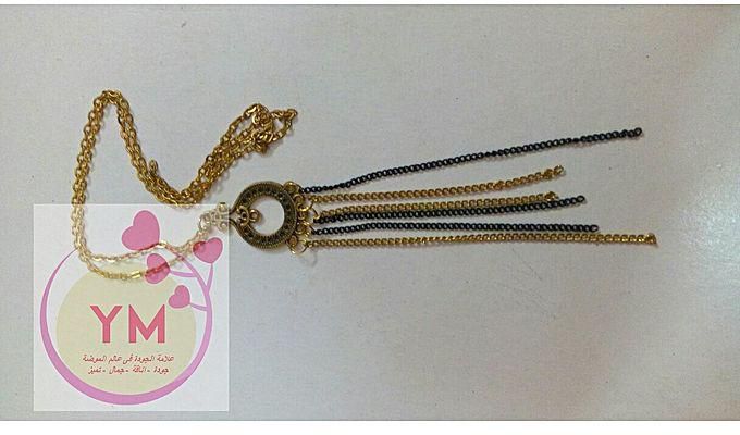 YMJ Metal Casual Necklaces - Gold