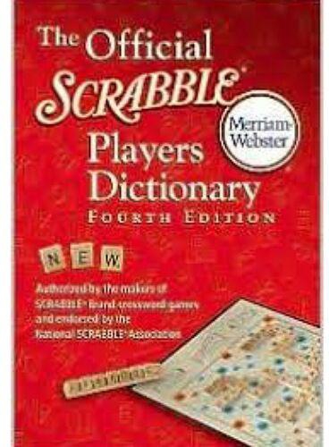 Books The Official SCRABBLE Players Dictionary By Merriam-Webster