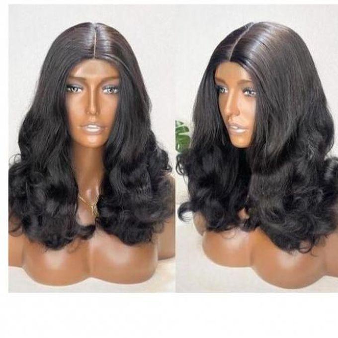 Bouncy Curly Hair Wig With Closure